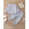 Baby Bear Casual Outfit - Grey