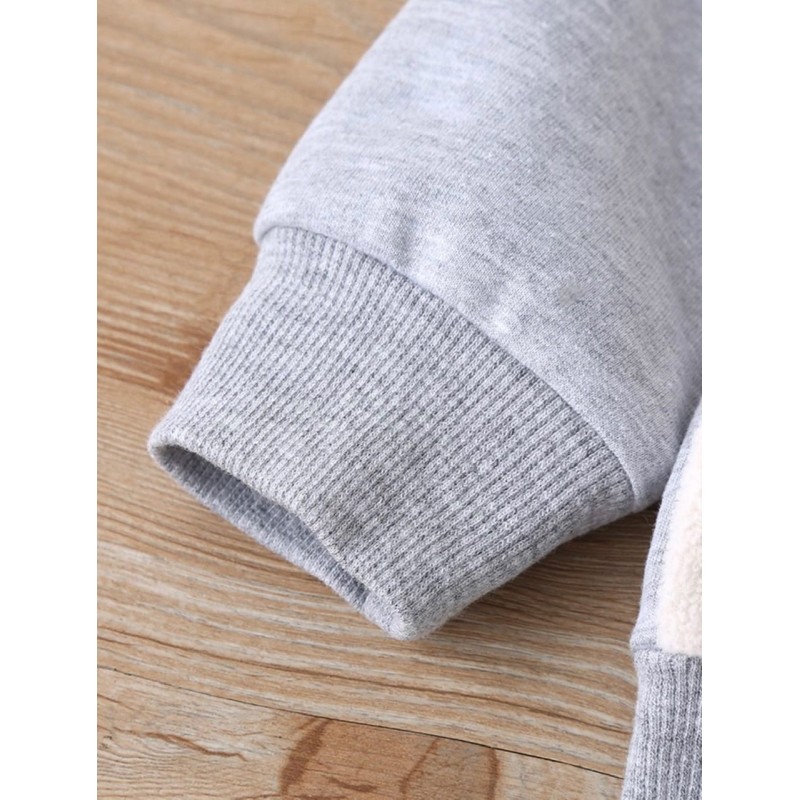 Baby Bear Casual Outfit - Grey