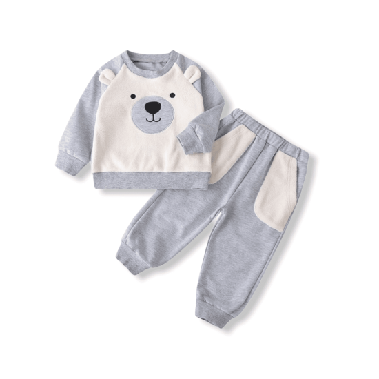 Baby Bear Casual Outfit - Grey Baby Bear Casual Outfit - Grey
