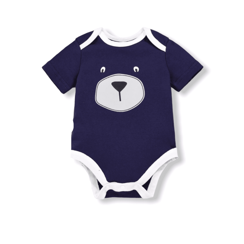 Baby Bear Romper - Royal Blue