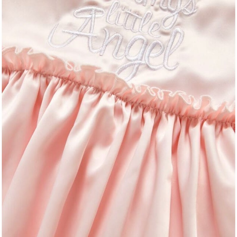 Baby Bow Strappy Dress Jumpsuit - Pink