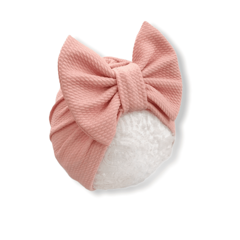 Baby Bowknot Décor Hat - Pink