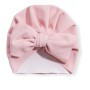 Baby Bowknot Hat - Light Pink