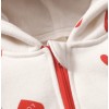 Baby Bowknot Hooded Jumpsuit - White