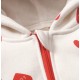 Baby Bowknot Hooded Jumpsuit - White