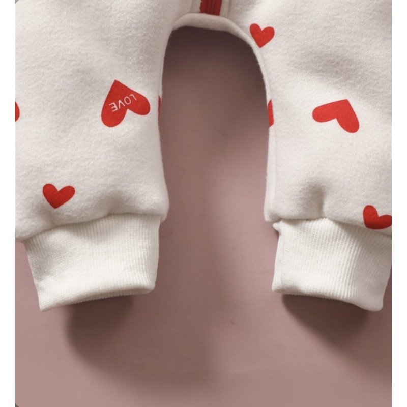 Baby Bowknot Hooded Jumpsuit - White