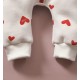 Baby Bowknot Hooded Jumpsuit - White