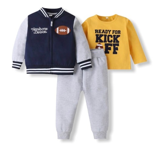 Baby Boy Casual Set Kick Off - Multi Color Baby Boy Casual Set Kick Off - Multi Color
