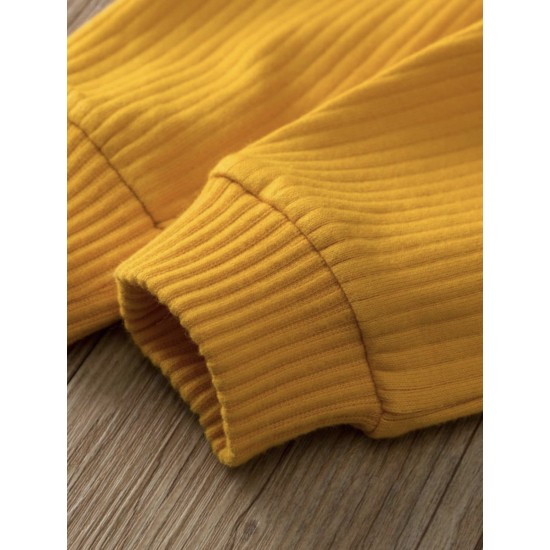 Baby Boy Ribbed Dinosaur Set - Yellow Baby Boy Ribbed Dinosaur Set - Yellow