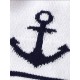 Baby Boy Sailor Knitted Jumpsuit - White Baby Boy Sailor Knitted Jumpsuit - White