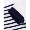 Baby Boy Sailor Knitted  Jumpsuit - White