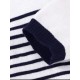 Baby Boy Sailor Knitted Jumpsuit - White Baby Boy Sailor Knitted Jumpsuit - White