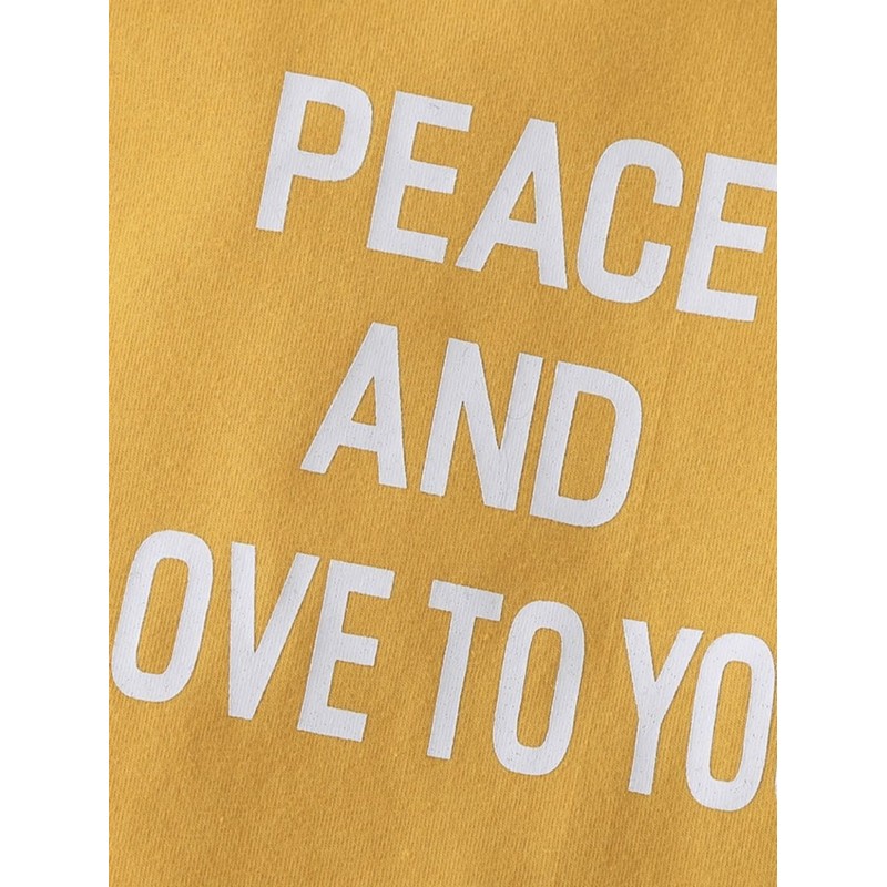 Baby Boy Set Letter Birds - Yellow