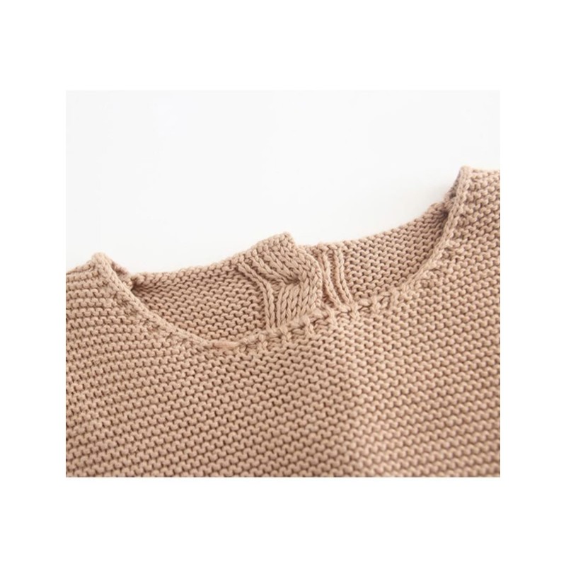 Baby Casual Knitted Set - Khaki