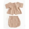 Baby Casual Knitted Set - Khaki