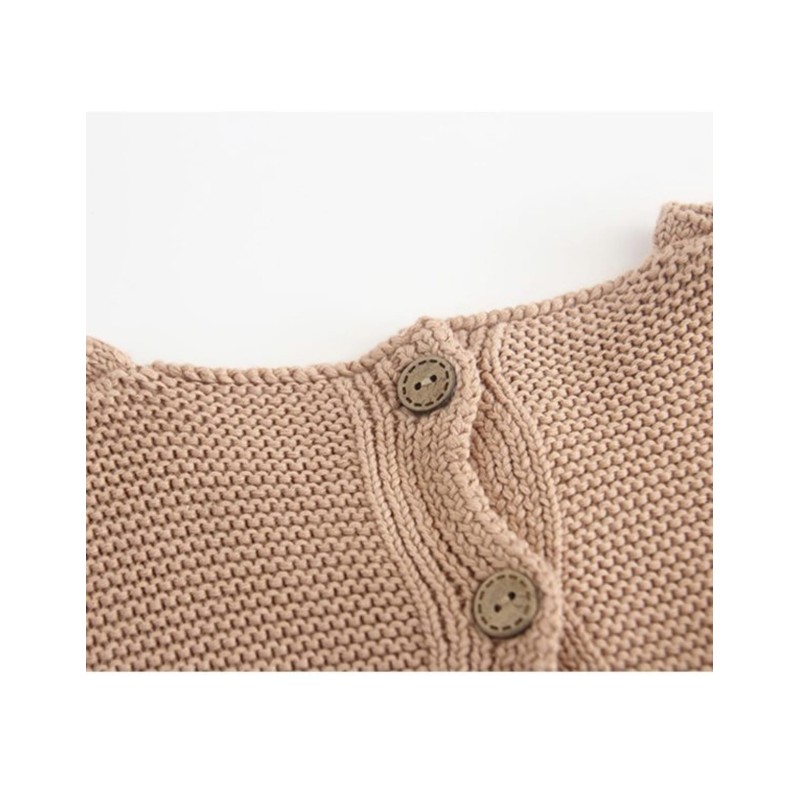 Baby Casual Knitted Set - Khaki