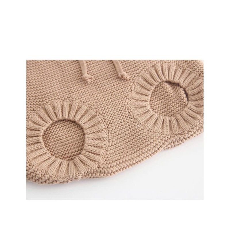 Baby Casual Knitted Set - Khaki