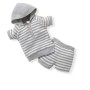 Baby Casual Ribbed Set - Grey