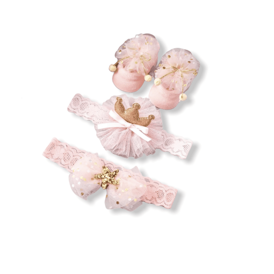 Baby Girl Accessories Set - Handmade Baby Girl Accessories Set - Handmade