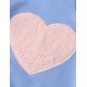 Baby Girl Casual Set Sweetshirt - Pale Blue