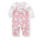 Baby Girl Jumpsuit Elephant - Pink