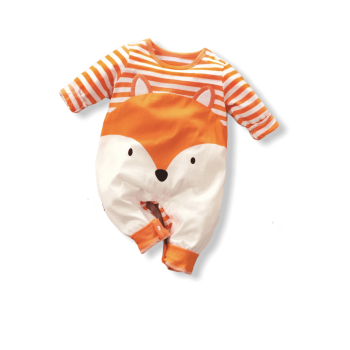 Baby Girl Jumpsuit Fox - Orange