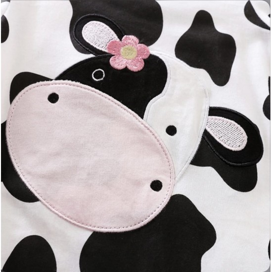 Baby Girl Jumpsuit Sweet Cow Multi Baby Girl Jumpsuit Sweet Cow Multi