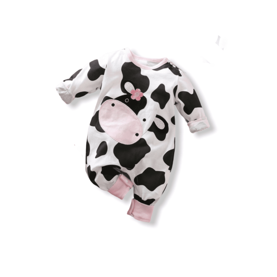 Baby Girl Jumpsuit Sweet Cow Multi Baby Girl Jumpsuit Sweet Cow Multi