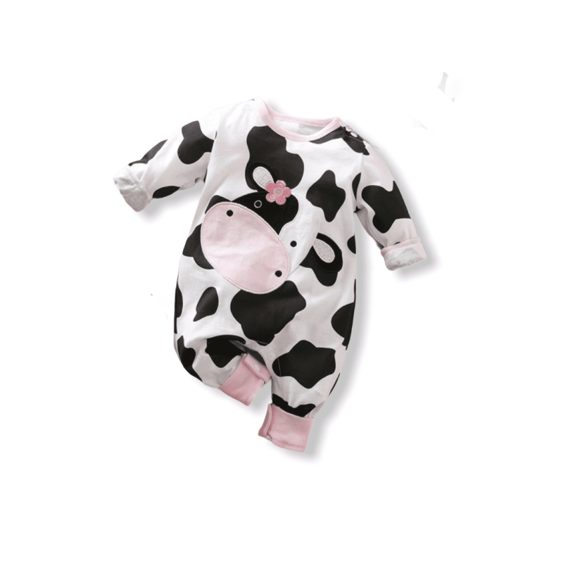 Baby Girl Jumpsuit Sweet Cow Multi