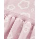 Baby Girl Knit Flare Floral Dress - Pink Baby Girl Knit Flare Floral Dress - Pink