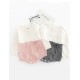 Baby Girl Knitted Bodysuit Onesie Pink Baby Girl Knitted Bodysuit Onesie Pink