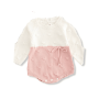 Baby Girl Knitted Bodysuit "Onesie" Pink