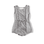 Baby Girl Knitted Woolen Yarn Bodysuit - Grey