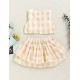 Baby Girl Plaid Suit - Yellow Baby Girl Plaid Suit - Yellow