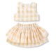 Baby Girl Plaid Suit - Yellow Baby Girl Plaid Suit - Yellow