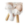 Baby Girl Socks Ruffled - Ivory