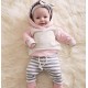 Baby Girl Stripped Set - Pink