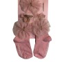 Baby Glitter Set Headband & Socks - L.Pink