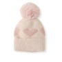 Baby Heart Beanie - Pink