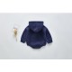 Baby Hooded Jumpsuit NYC - D.Blue
