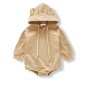 Baby Hoodie Jumpsuit - Beige