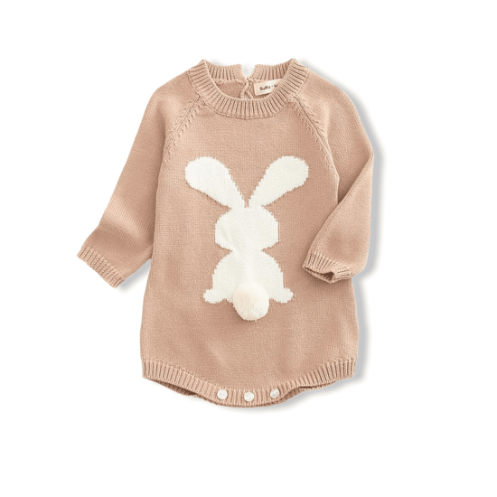 Baby Jumpsuit 3D Bunny - Beige Baby Jumpsuit 3D Bunny - Beige