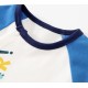 Baby Jumpsuit 3D Dino - White/Blue Baby Jumpsuit 3D Dino - White/Blue