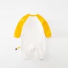 Baby Jumpsuit 3D Giraffe - White/Yellow