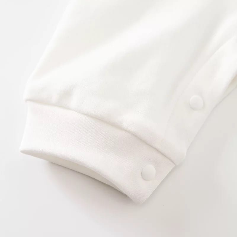 Baby Jumpsuit 3D Giraffe - White/Yellow