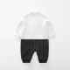 Baby Jumpsuit Bowknot Gentleman - Total Black