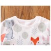 Baby Jumpsuit Jungle Fox - White