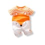 Baby Jumpsuit Short Sleeve Fox - Orange