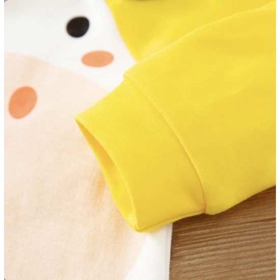 Baby Jumpsuit Sweet Cow - Yellow