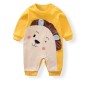 Baby Jumpsuit Unisex Yellow - 3D Lion